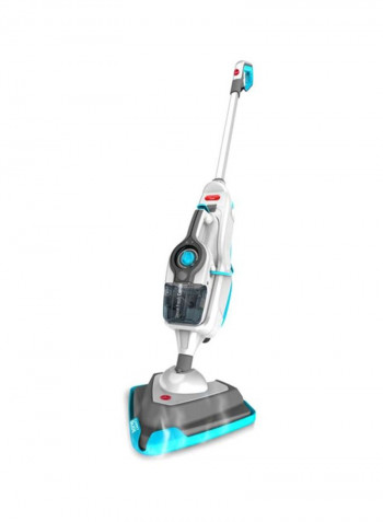 2-In-1 Steam Mop And Handheld Vacuum Cleaner 1600W HS86-SFC-M Blue/White