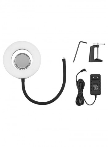 Dimmable Photography LED Ring Light White/Black