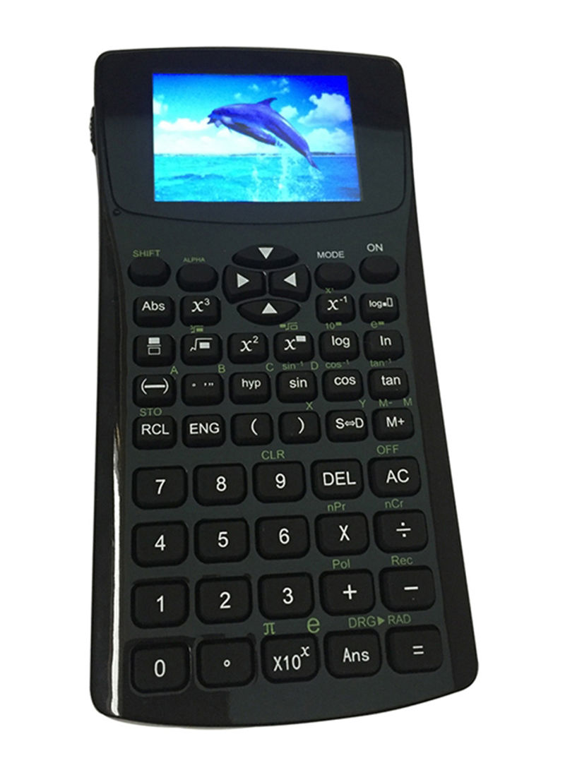 Multi-Function Portable Display Screen E-Book Calculator Black