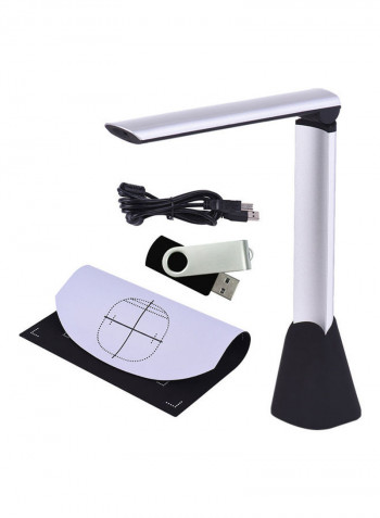 USB Foldable Document Scanner أبيض