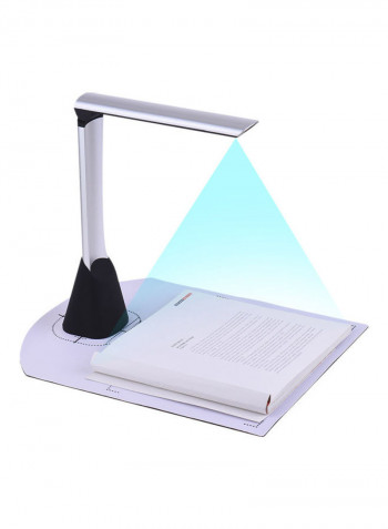 USB Foldable Document Scanner أبيض