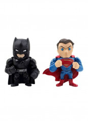 2-Piece Metals Die Cast Batman V Superman Bobblehead Set M10 4inch