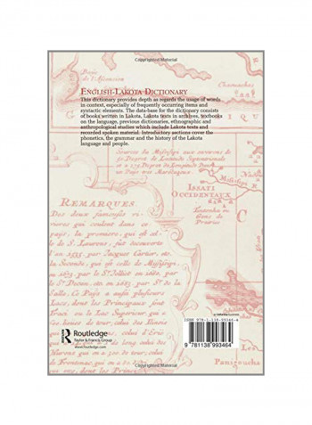 English-Lakota Dictionary Paperback