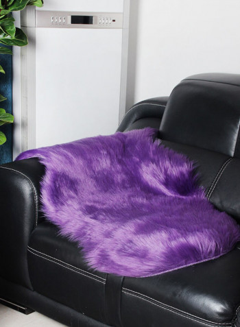 Fluffy Floor Mat Purple 60 x 90centimeter