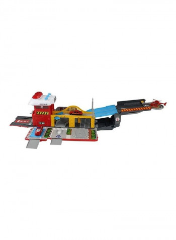 2-In-1 Fire Station Playset 90 x 52cm