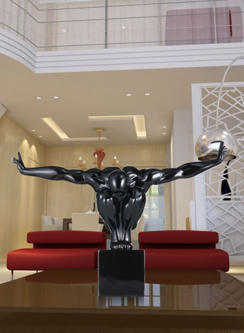 Diver Modern Sculpture Black
