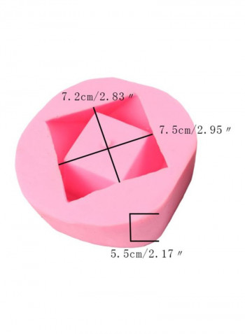 Flower Potted Planter Silicone Mold Pink 14centimeter