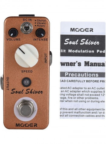 Soul Shiver 3-Modes Guitar Effect Pedal