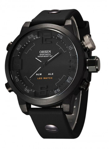 Men's Double Movement Round Analog Watch 260