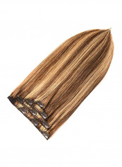 Double Weft Clip-In Hair Extension Chocolate Brown 18inch