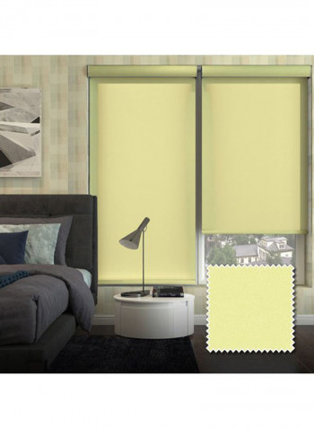 Single Fibra Non-Blackout Window Shade Green 200x240cm
