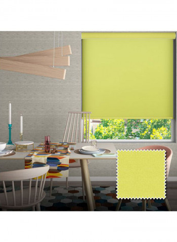 Single Fibra Non-Blackout Window Shade Yellow 200x240cm