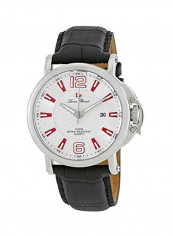 Men's Water Resistant Analog Watch LP-40018-02S-RDA