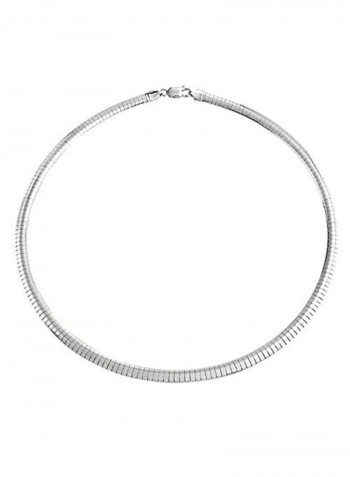 925 Sterling Silver Flat Chain Necklace