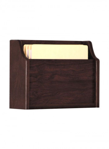 Deep Pocket File Holder Light Oak