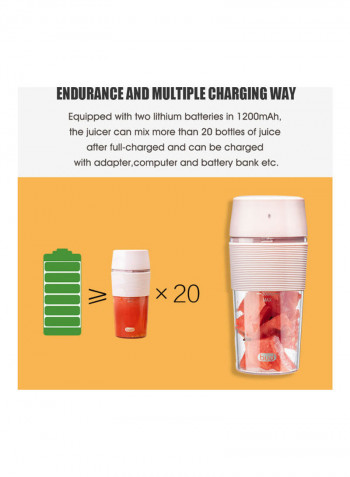 Portable Juicer 300 ml 35 W P-AA2629P Pink