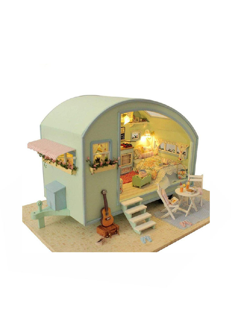 Time Travel 3D Puzzles Wooden Handmade Dollhouse Miniature DIY Kit