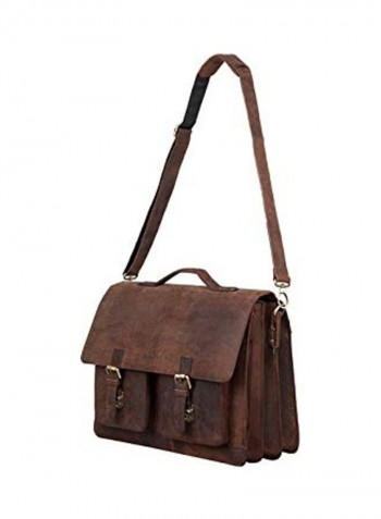 Laptop Briefcase Bag brown