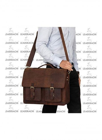 Laptop Briefcase Bag brown