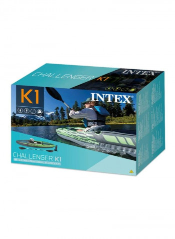 Challenger K1 Inflatable Kayak And Paddle 108x30x15centimeter