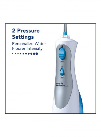 Cordless Plus Water Flosser Blue/White