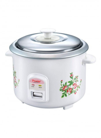 Electric Rice Cooker 1.4L 1.4 l 500 W PRWO 1.4-2 White/Silver/Pink