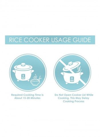 Electric Rice Cooker 1.4L 1.4 l 500 W PRWO 1.4-2 White/Silver/Pink