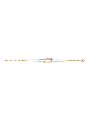 Stone Studded Stainless Steel Bracelet