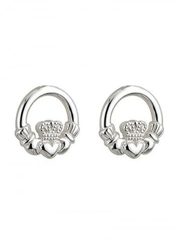 Claddagh Sterling Silver Earrings