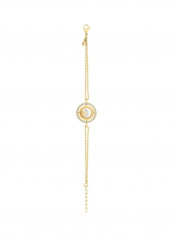 Gold Plated Adjustable Chain Bracelet