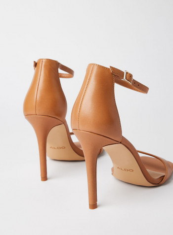 Afendaven High Heel Sandals Light Brown