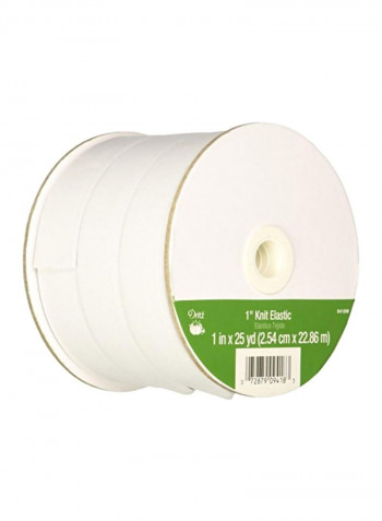 All Purpose Knit Elastic White 4.7x3.9x4.7inch