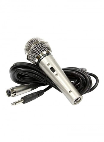 Dynamic Microphone With Carry Case PDMIK4 Silver/Black