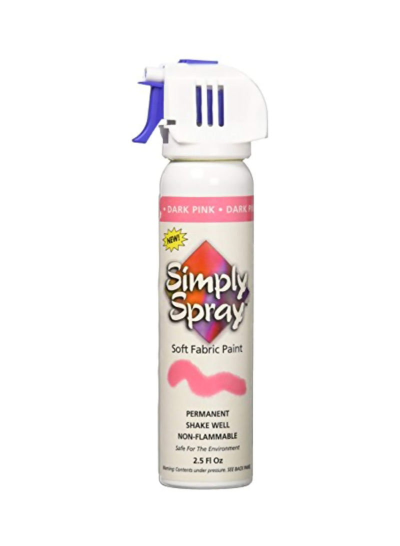 Simply Spray Soft Fabric Paint Dark Pink