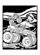 Truck Velvet Art Set Black/White reviews Truck Velvet Art Set Black/White