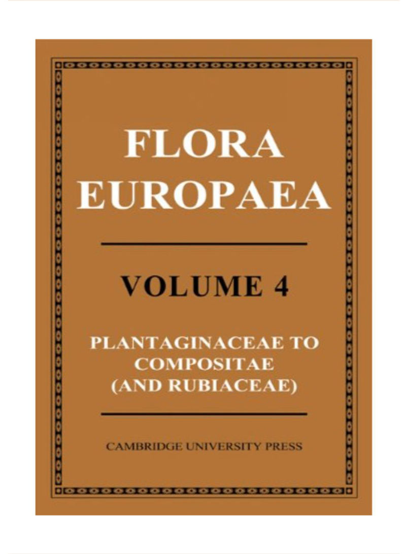 Flora Europaea: Volume 4 Paperback 7