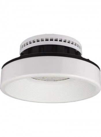 Mining Chandelier Ceiling LED Light White/Black 30 x 30 x 25centimeter