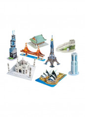 144-Piece Mini Architecture Series 2 3D Puzzles تقييمات 144-Piece Mini Architecture Series 2 3D Puzzles