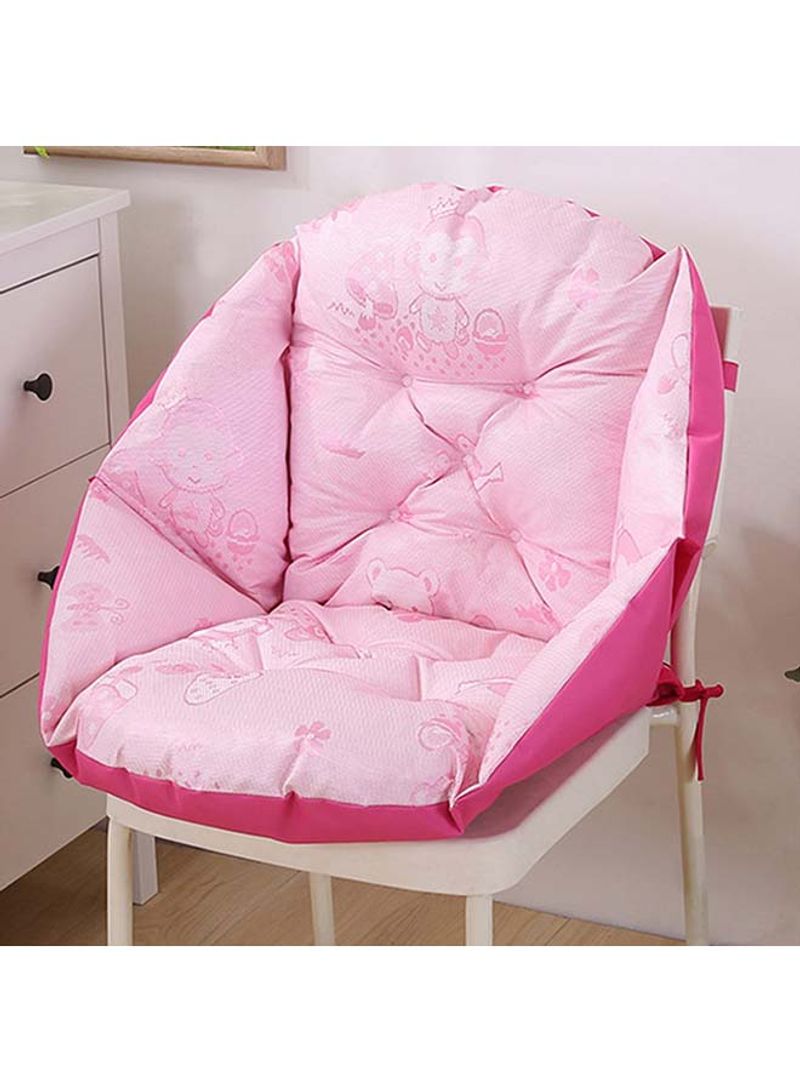 Comfortable Shell Nest Cushion Acrylic Pink 55x48centimeter