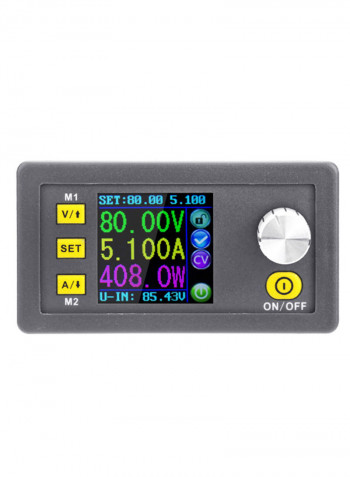 Digital LCD Display Voltmeter Grey