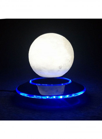 Magnetic Levitation 3D Moon Floating Lamp White