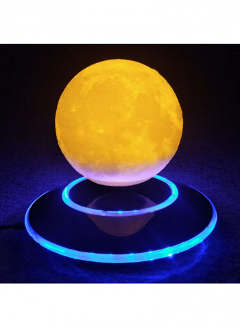 Magnetic Levitation 3D Moon Floating Lamp White