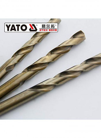 Twist Drill Bit Co-HSS 25pcs/set 1-13mm in Clear Plastic BoxYT-41605 Bronze/White/Black