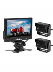 HD Car 12 IR Night Vision Rear View Backup Dual Camera