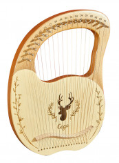 19 Stings Lyre Harp Features Wooden Resonance Box Brown reviews 19 Stings Lyre Harp Features Wooden Resonance Box Brown