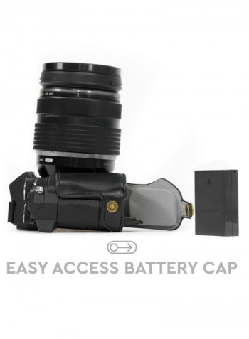 Half-Bottom Protective Camera Case Black
