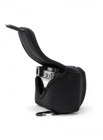 Protective Camera Case With Carabiner For Nikon Black