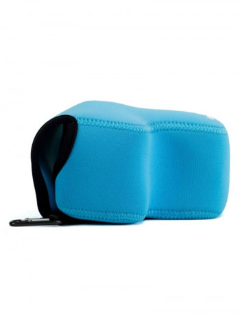 Protective Camera Case With Carabiner For Olympus Blue