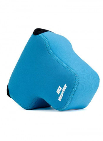 Protective Camera Case With Carabiner For Olympus Blue