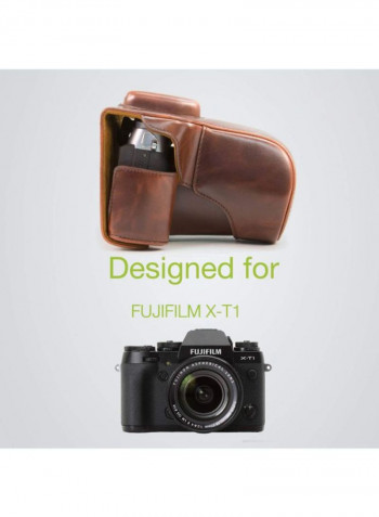 Protective Camera Case For Fujifilm X-T1 Brown